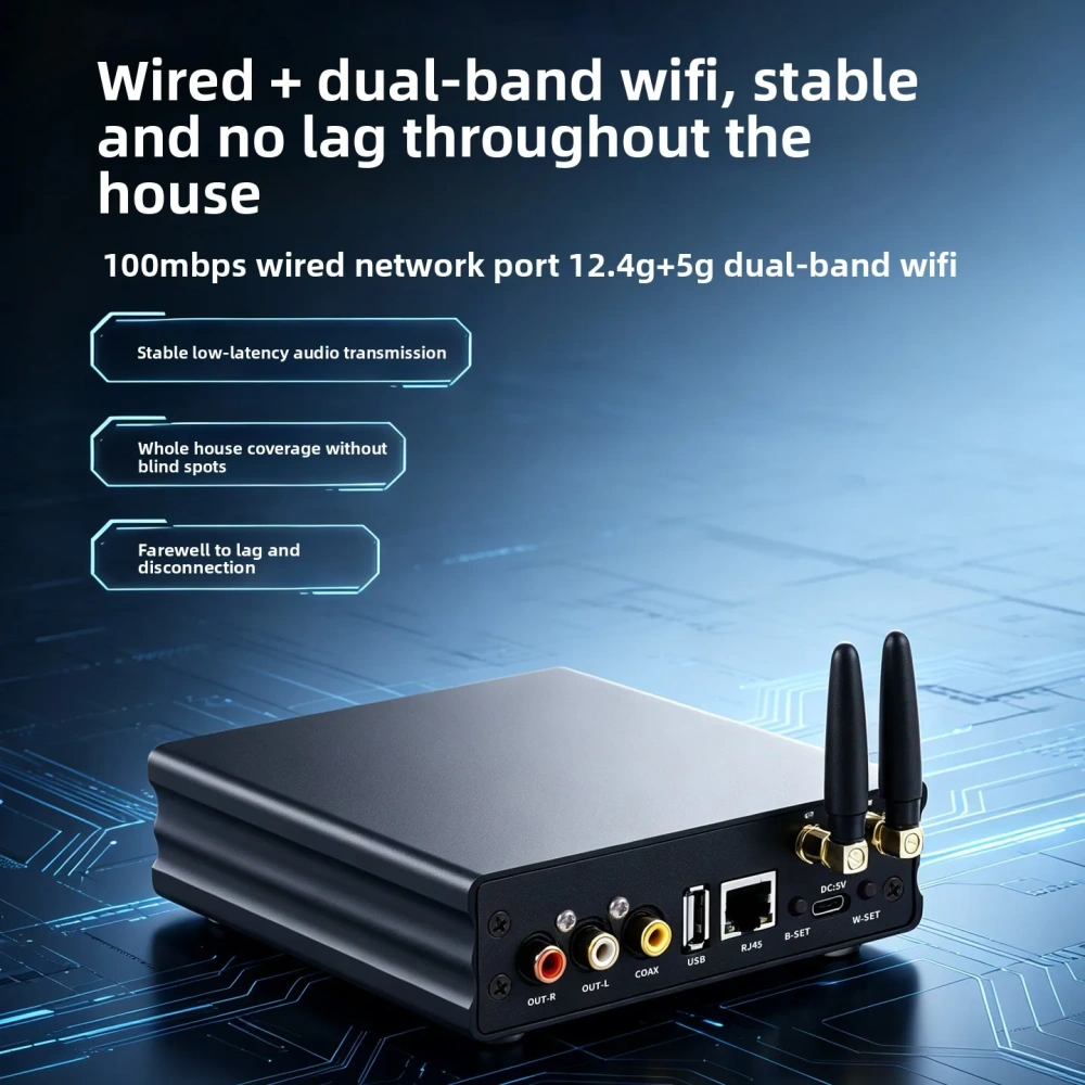 BREEZE 2027 Latest Upgrade Releases Weiliang Audio BRZHIFI ST-200A Streaming Media Player Power amplifier