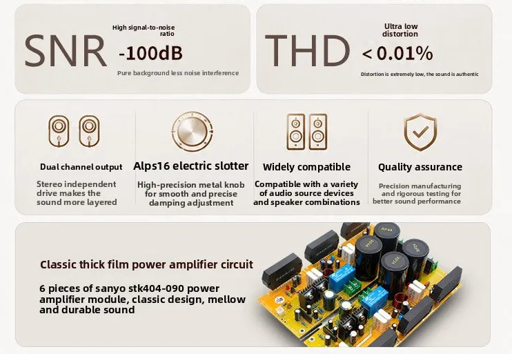 AMP300 HIFI High power  STK404-090 parallel Sanyo thick film power amplifier Ultra low distortion 150W * 2/4 Ω 100W * 2/8 Ω