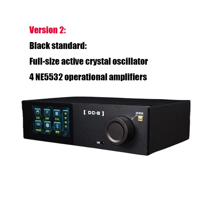BREEZE 2027 New Bluebird DC-8 Dual ES9068 Fever HIFI Audio Decoder Italian Sound Card Bluetooth 5.3 Linear Power Supply