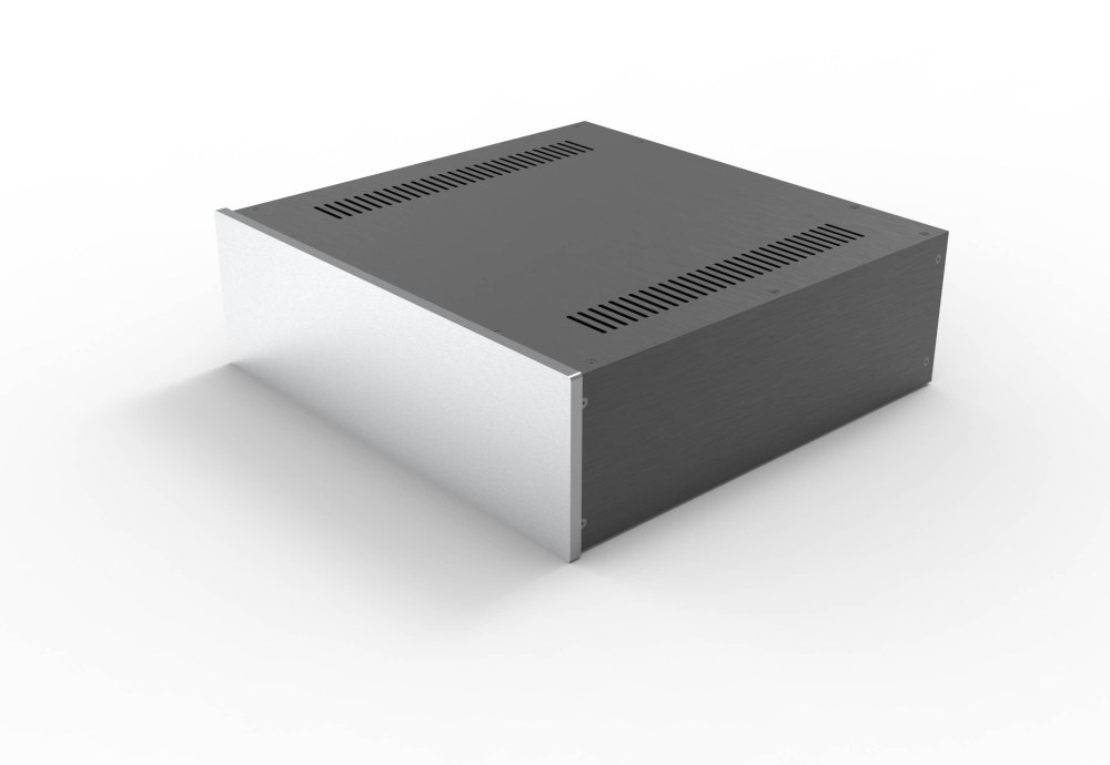4314 full Aluminum audio Amplifier HIFI DIY Chassis Amp Enclosure HTPC Case  CD Box 430*410*140mm