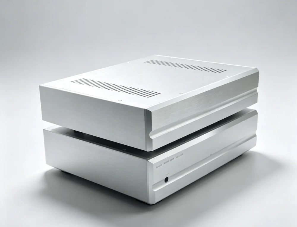 430*92*363mm All Aluminum HIFI Enclosure for Pre-amplifier, Tube Amplifier, Integrated Amp, Isolation Transformer Power Case