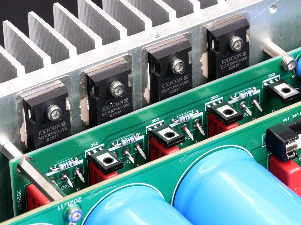 Finished G7 Ultra low distortion class AB 185W*2 Stereo amplifier Based on Goldmund circuit