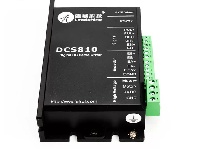 Original Leadshine DC servo drives DCS810 work 24-80 VDC out 1A to 20A fit for DCM50207/DCM50205 DC Brush servo motor