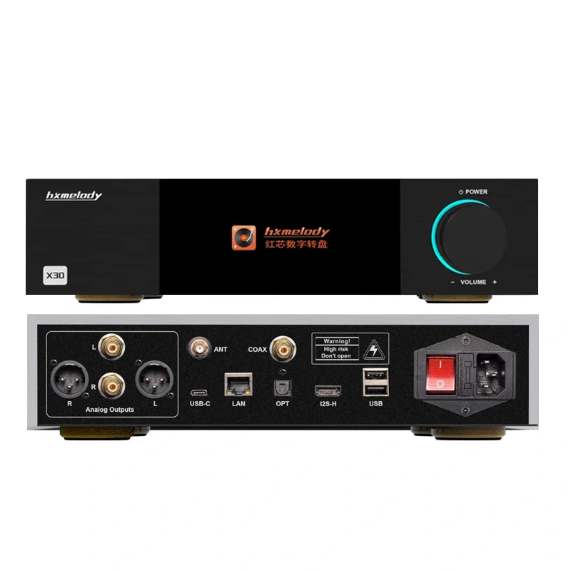 Hxmelody X30 Dual AK4493SEQ DAC Chip Decoder Digital Audio Lossless Mastering Music Player DSD512 Touchscreen HIFI Bluetooth MQA