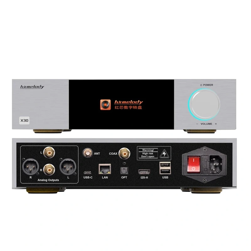 Hxmelody X30 Dual AK4493SEQ DAC Chip Decoder Digital Audio Lossless Mastering Music Player DSD512 Touchscreen HIFI Bluetooth MQA