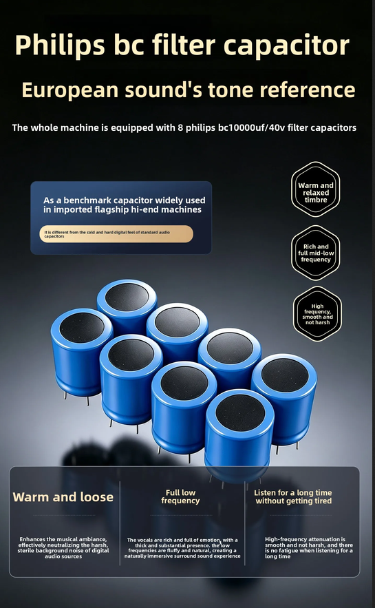 TOP version A1S-BC Capacitor household high-power high fidelity pure Class A amplifier 20W*2
