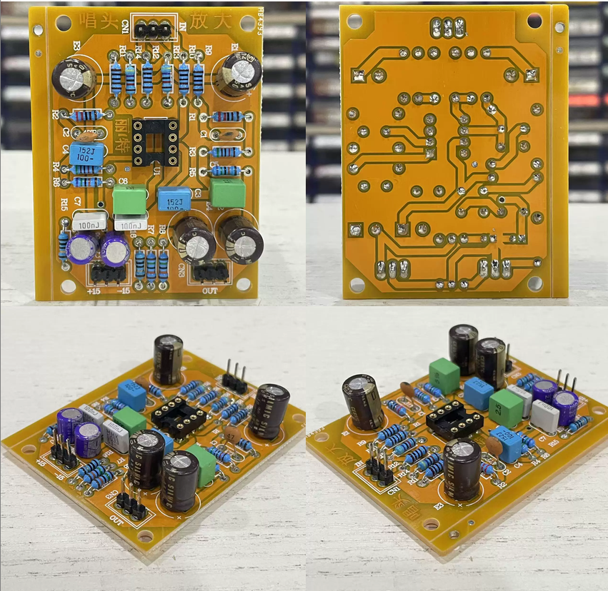 base on class YBA Circuit Stereo MM Phono RIAA Amplifier Preamplifier Module HIFI Audio DIY