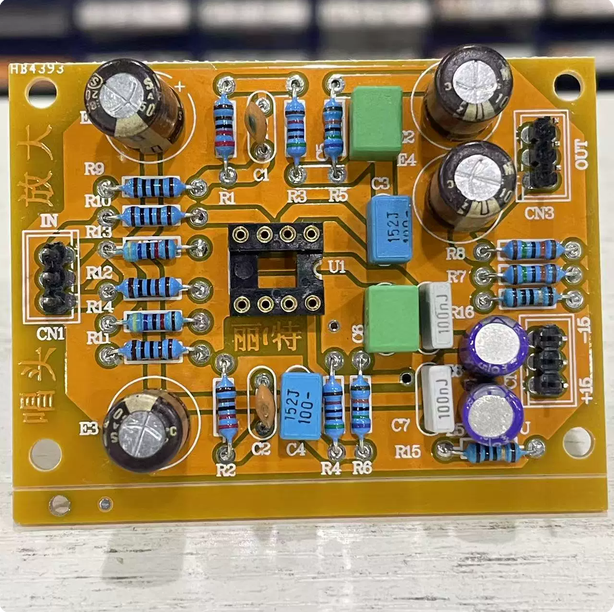 base on class YBA Circuit Stereo MM Phono RIAA Amplifier Preamplifier Module HIFI Audio DIY