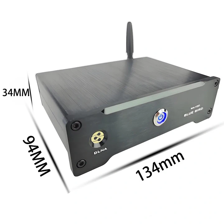 W100 Streaming Audio Player Wi-Fi Network Player AirPlay Casting & Screen Mirroring Built-in Roon, ES9039Q2M DAC Built-in