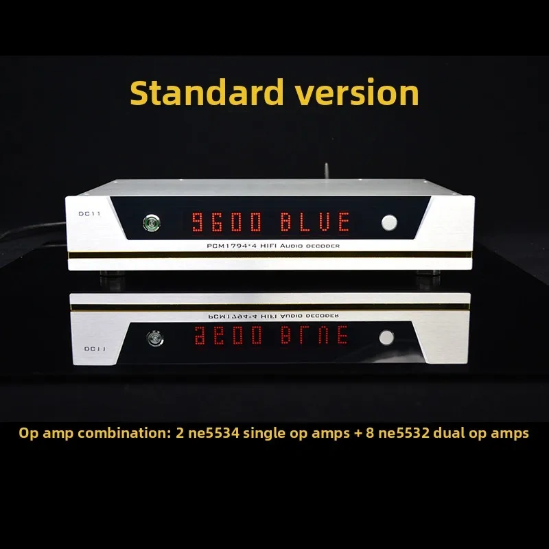BREEZE 2027 New Bluebird Flagship DC11 Music HIFI Decoder 4 Pieces PCM1794 Bluetooth 5.4 Super CD Dynamic Dual Transformer