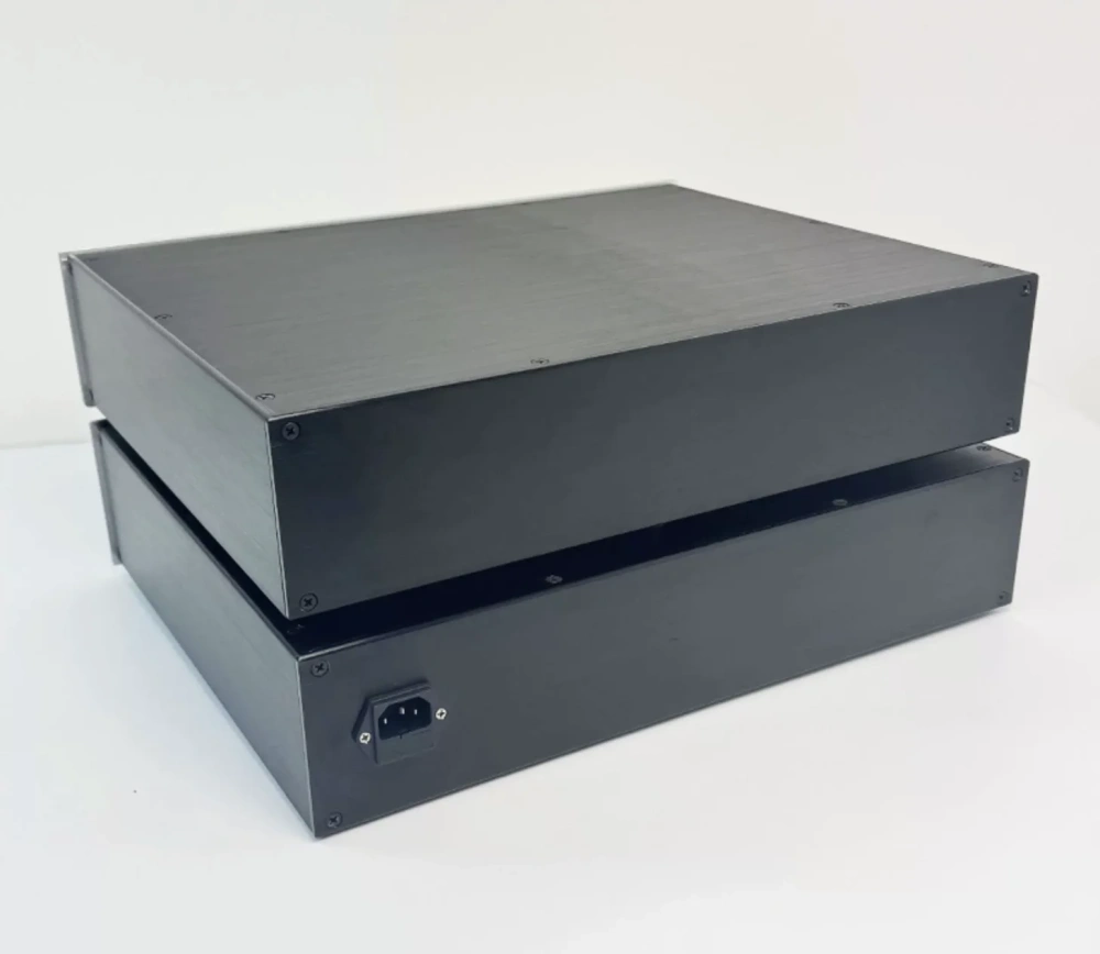 430*95*345mm Full Aluminum Amplifier Chassis DIY HIFI Power Amplifier Case Preamp DAC Decoder Player Power Filter Housing
