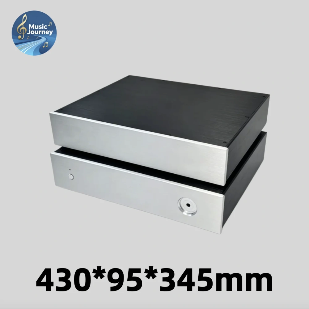 430*95*345mm Full Aluminum Amplifier Chassis DIY HIFI Power Amplifier Case Preamp DAC Decoder Player Power Filter Housing