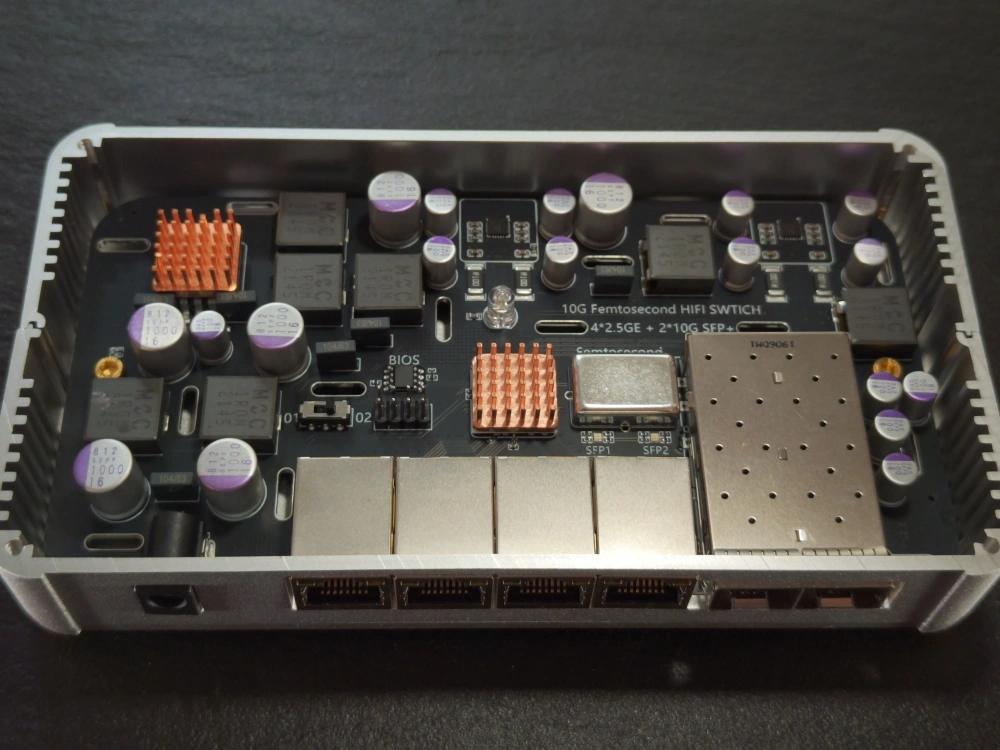 10G HiFi Audio Switch | Femtosecond Crystal Oscillator
