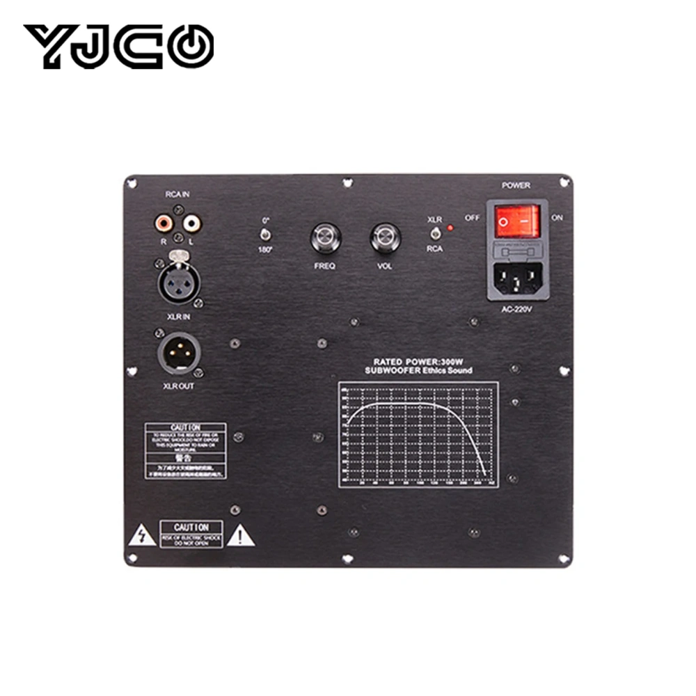 TPA3255 Digital Subwoofer Amplifier Board 300W High Power Active Sub Bass Amplifier XLR RCA Input for Home Audio DIY Speaker