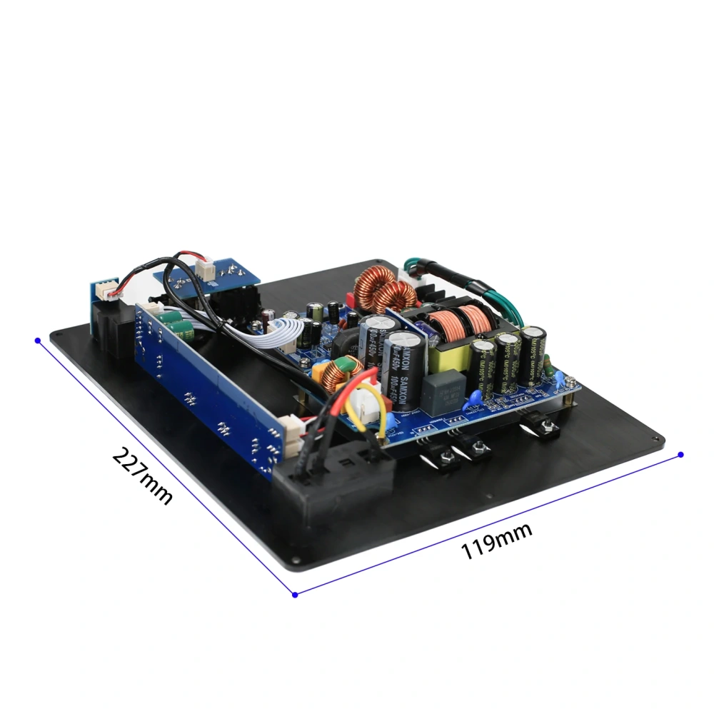 TPA3255 Digital Subwoofer Amplifier Board 300W High Power Active Sub Bass Amplifier XLR RCA Input for Home Audio DIY Speaker