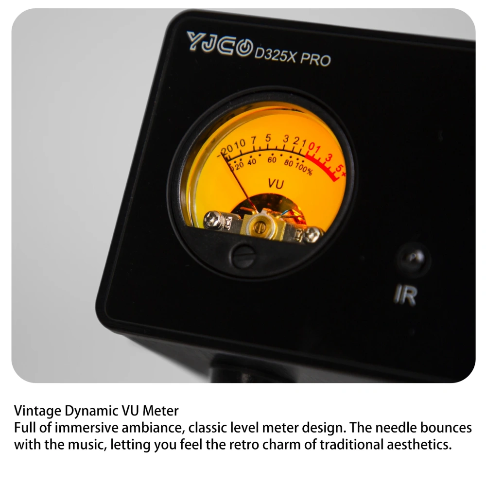 YJCO D325XPRO High-power TPA3255 Dual-channel Balanced HiFi Digital Remote Control Power Amplifier USB Bluetooth LDAC Home Theat