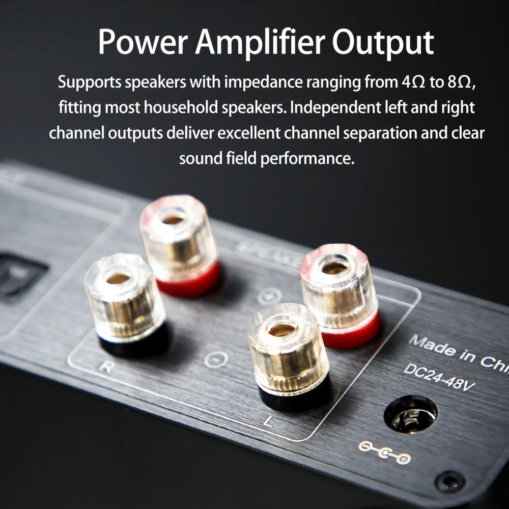 YJCO D816 High-fidelity Digital HIFI Power Amplifier 300W*2 Bluetooth Lossless Home Audio Amplifier Gallium Nitride ACM8816 Chip