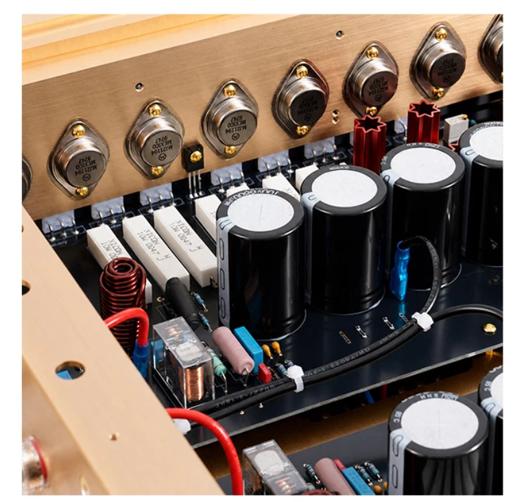 NEW finished BRZHIFI Gold 711 HI-END stereo audio balanced power amplifier Collector's Edition