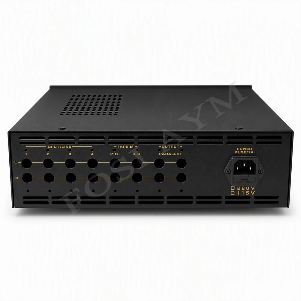 FOSI AYM 330x110x200mm Tube Amplifier Chassis DIY HiFi Point-to-Point Wiring Vacuum Tube Audio Preamplifier Enclosure