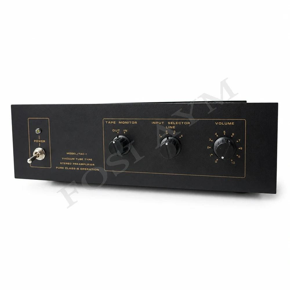 FOSI AYM 330x110x200mm Tube Amplifier Chassis DIY HiFi Point-to-Point Wiring Vacuum Tube Audio Preamplifier Enclosure