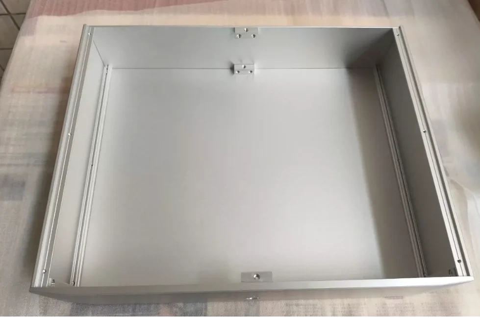 Brand New Full Aluminum Amplifier Case Power Supply Box, Blank Un‑Drilled No Hole DIY HiFi Audio Chassis Shell