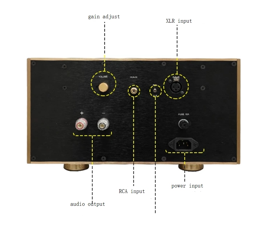 BRZHIFI Reproduction of FM711MK2 High power 280W split type fully balanced power amplifier