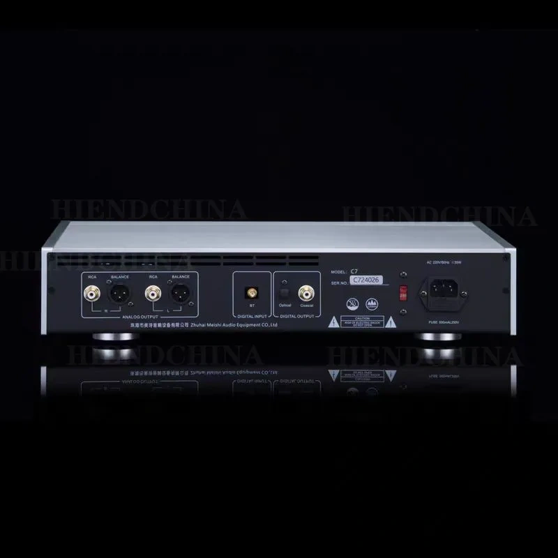 MUZISHARE C7 6H3 Vacuum Tube CD Player With HD BT 5.0 Dual ES9018 Decoding Chip Laser Disc Digital Audio System