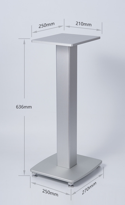 JJ-636/486 All aluminum bookshelf speaker stand, surround speaker bracket, universal HIFI shock absorption and suppression bracket
