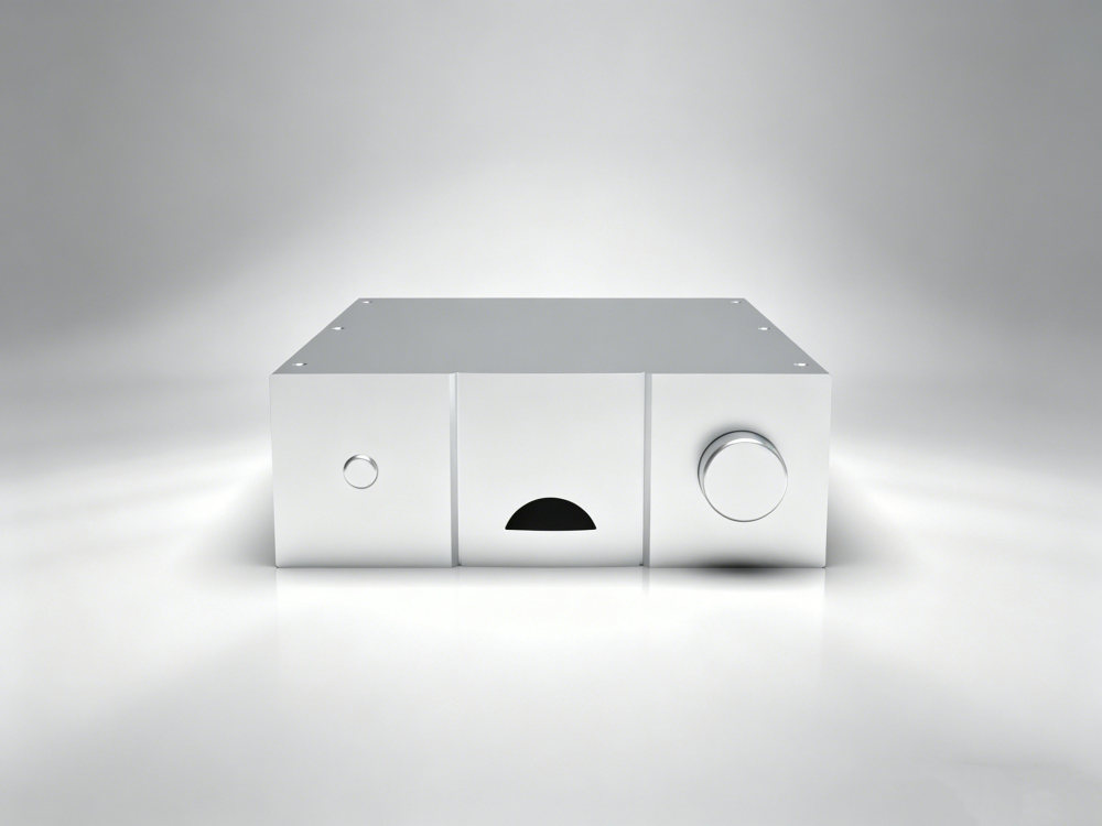 Naim Silver/black Full Aluminum HIFI DIY Amplifier case / Preamp Box power supply chassis