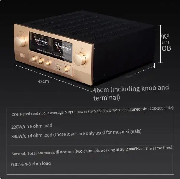 MA2000 Reference Accuphase HIFI High Power Amplifier High Power Combined Sound System