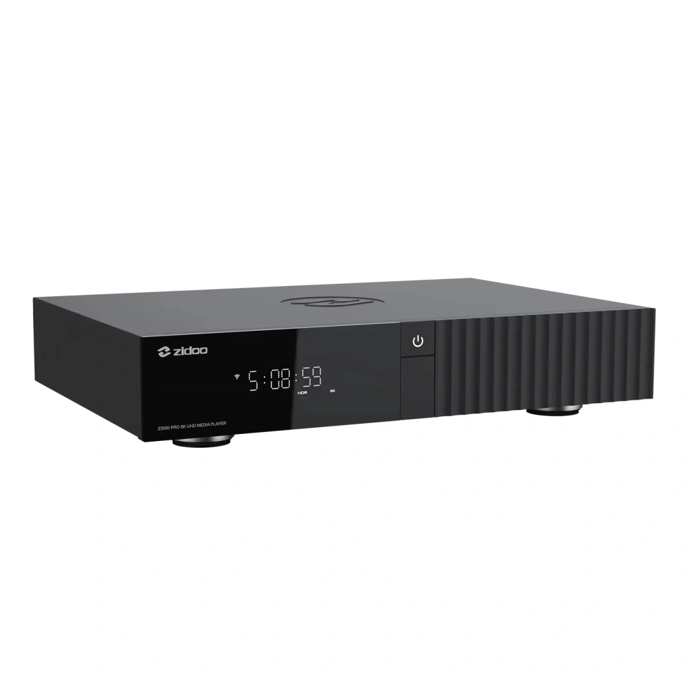 ZIDOO Z3000 PRO-8K Media Player 6G+64G 8K Android 11OS Support DV HDR10+ and All HDR Technoly BDMV Amlogic S928X-K Processor