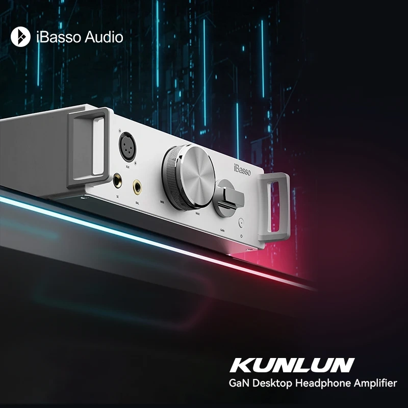 IBasso Kunlun Full-Balanced Desktop Headphone Amplifier Pure Audio Amplifier with GaNFET Technology and Preamplifier Output