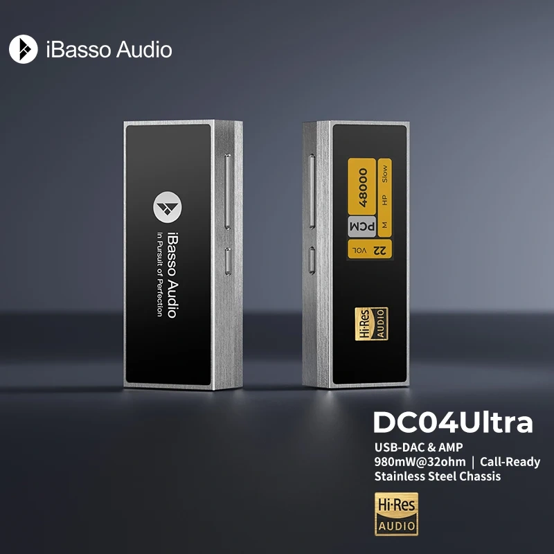 IBasso Jr. DC04 Ultra Portable Mobile Phone Decoder Amplifier DAC USB 4.4mm Headphone IEM AMP
