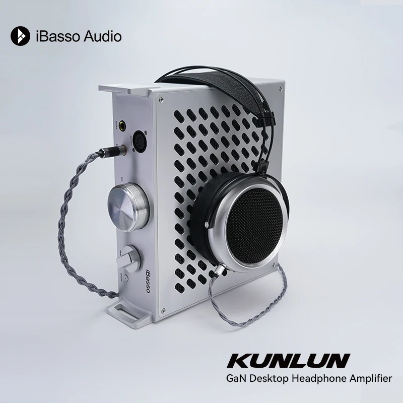 IBasso Kunlun Full-Balanced Desktop Headphone Amplifier Pure Audio Amplifier with GaNFET Technology and Preamplifier Output