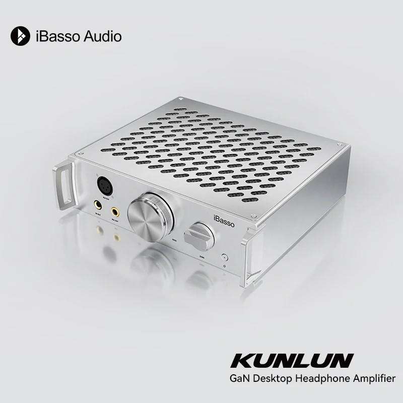 IBasso Kunlun Full-Balanced Desktop Headphone Amplifier Pure Audio Amplifier with GaNFET Technology and Preamplifier Output
