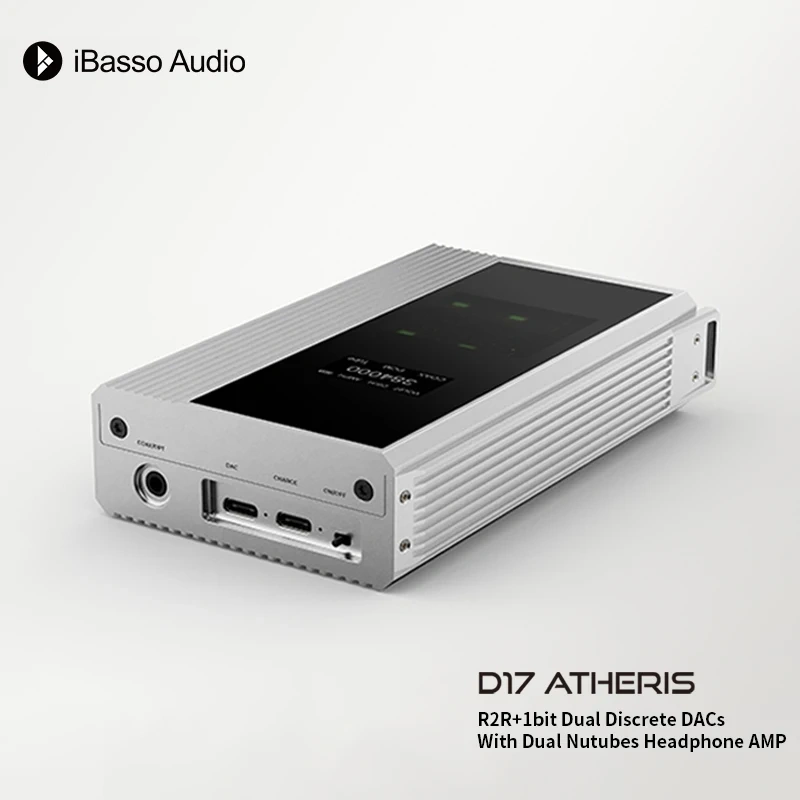 IBasso D17 ATHERIS Headphone Amplifier Integrated Machine Fully Balanced 2R+1bit Dual Discrete DACs With Dual Nutubes AMP DAC