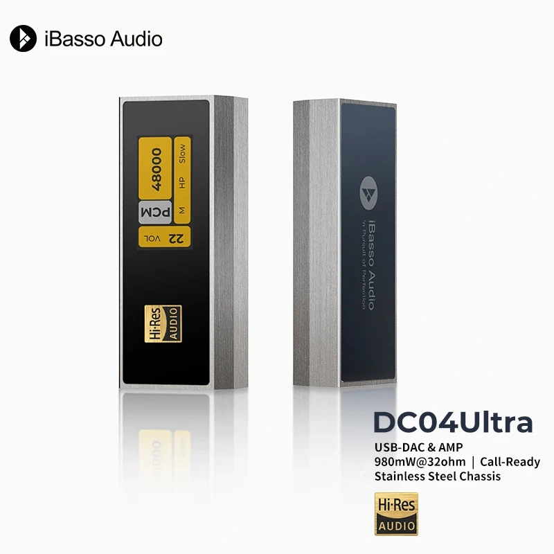 IBasso Jr. DC04 Ultra Portable Mobile Phone Decoder Amplifier DAC USB 4.4mm Headphone IEM AMP