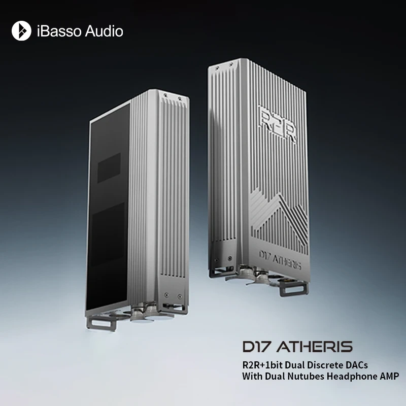IBasso D17 ATHERIS Headphone Amplifier Integrated Machine Fully Balanced 2R+1bit Dual Discrete DACs With Dual Nutubes AMP DAC