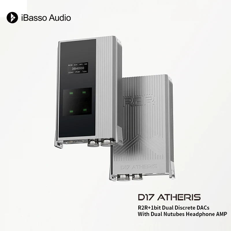 IBasso D17 ATHERIS Headphone Amplifier Integrated Machine Fully Balanced 2R+1bit Dual Discrete DACs With Dual Nutubes AMP DAC