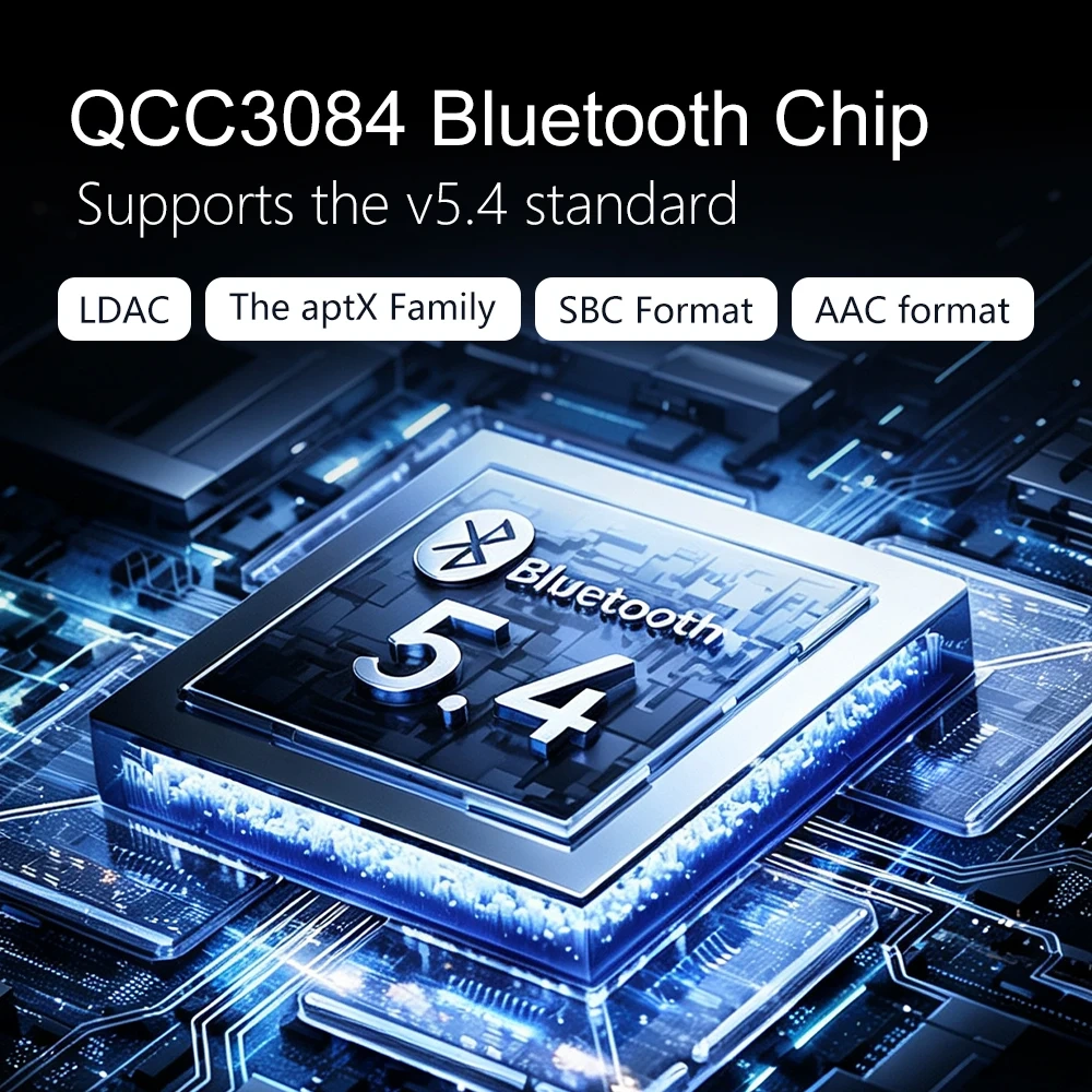 YJCO D1200 Digital Power Amplifier Dual TPA3255 Chip ES9038Q2M DAC Bluetooth5.4 LDAC XLR Balanced USB HIFI Stereo Amp 600W*2 MAX