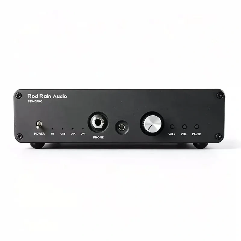Rodyu BT940 Bluetooth 6.2 USB Sound Card with 4 Parallel PCM1794 Decoder, Optical and Coaxial DAC Headphone Amplifier