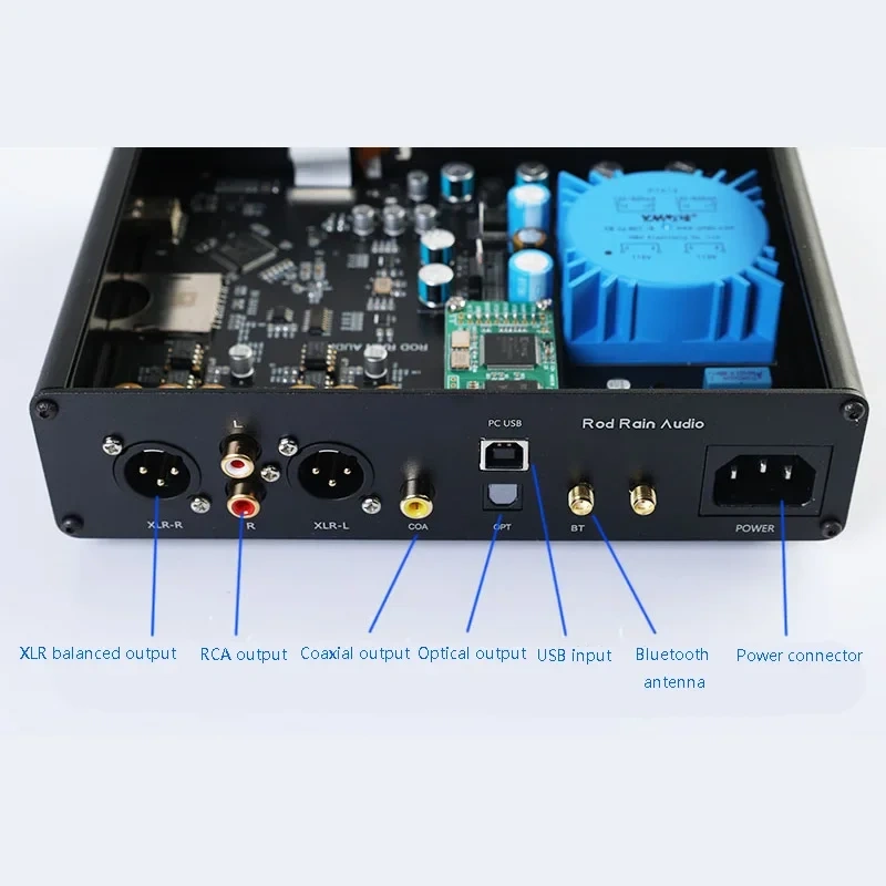 Dual 9038Q2M Digital Music Player Bluetooth 5.1 DSD512 Lossless Decoding HIFI Player PCM384KHz QCC5125 Audiophile Configuration