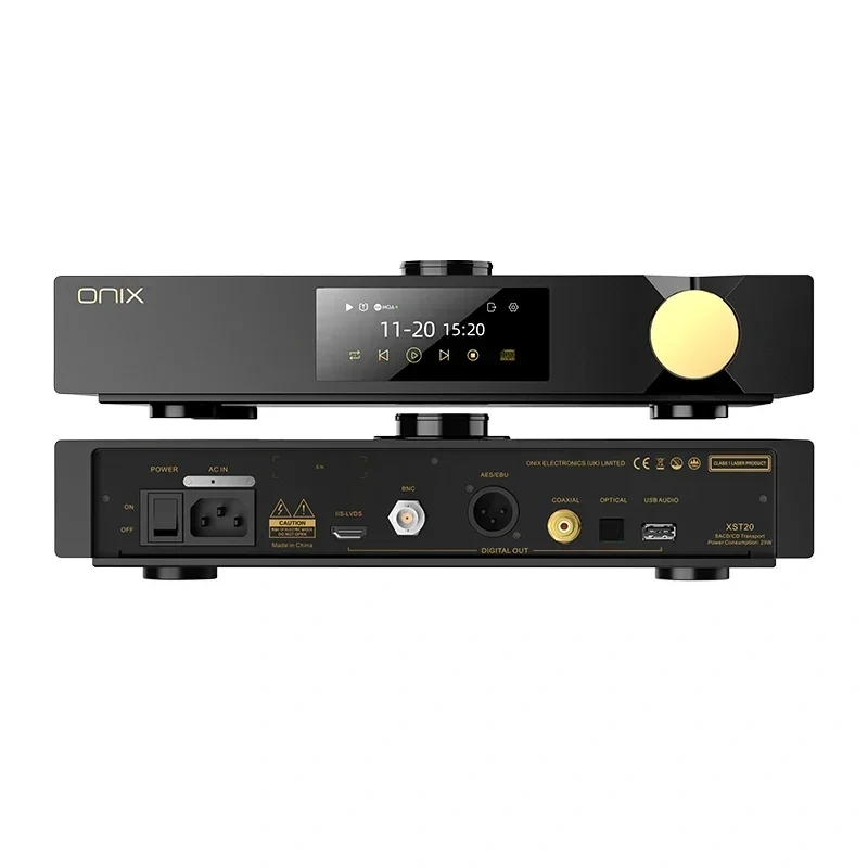 SHANLING ONIX Zenith XST20 Flagship High-End SACD / CD Transport True DSD Support I2S USB AES EBU BNC Coaxial Optical Outputs