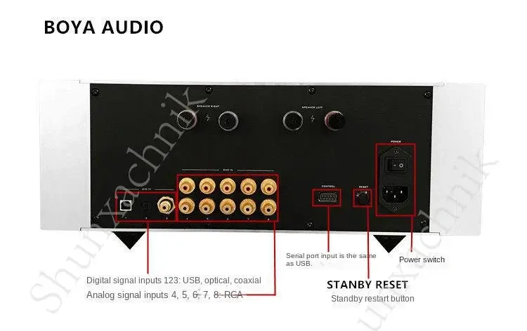 Boya amplifier by590 HIFI combiner replicated Gaowen 590 amplifier front and rear stage fever amplifier