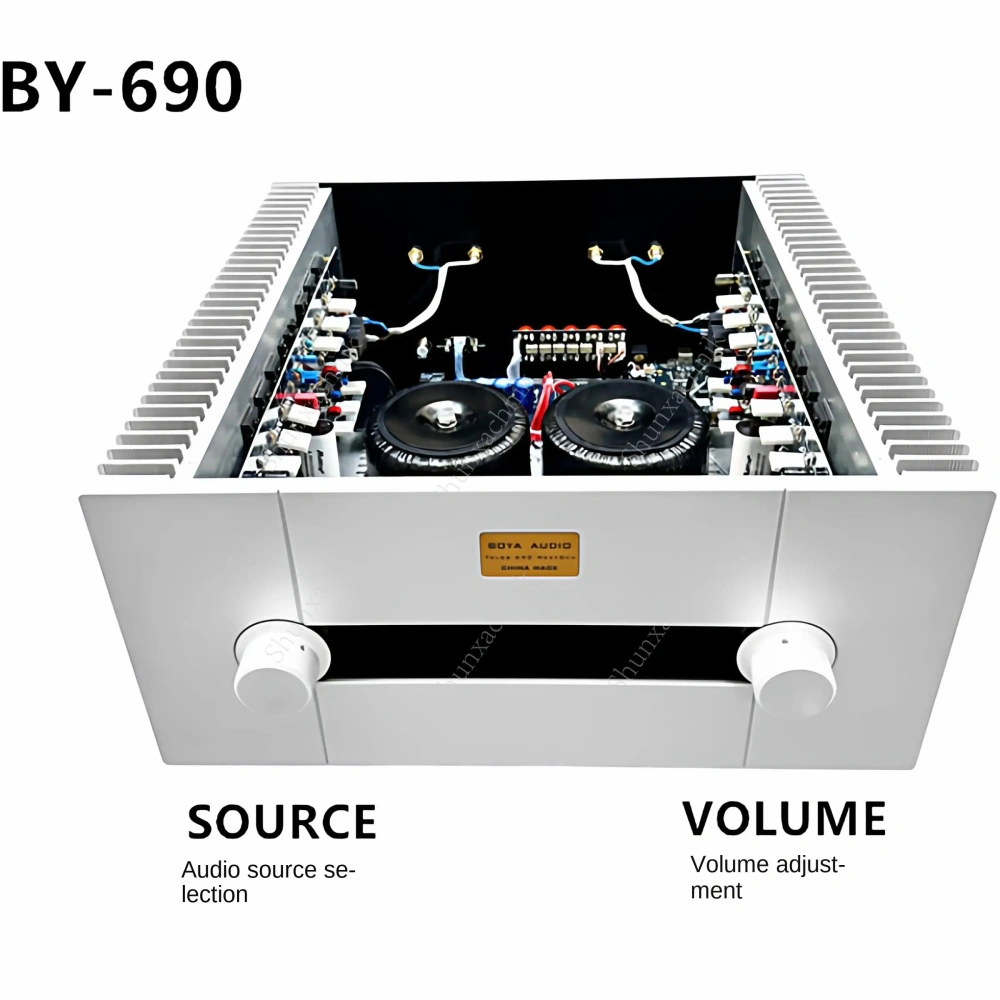 Boya amplifier by690 replica Gaowen 690 hifi fever amplifier high-end front-end and back-end combined amplifier