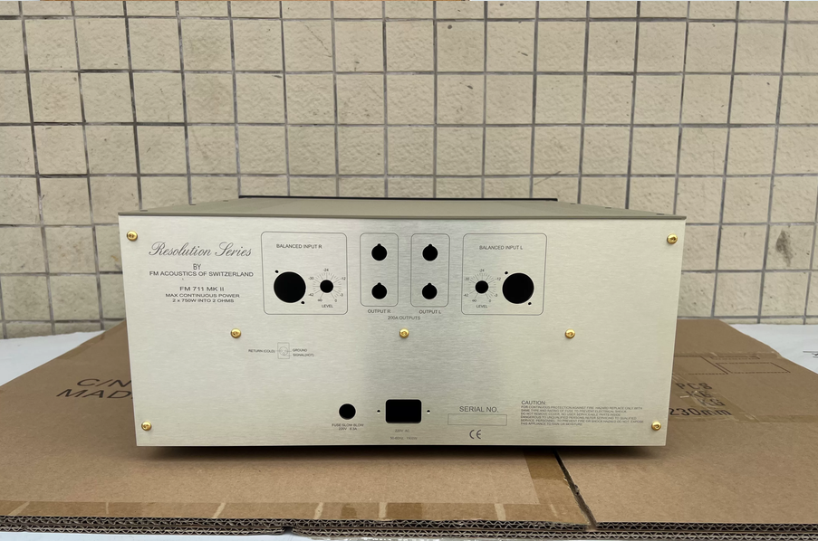 FM series FM711 rear amplifier chassis shell chassis aluminum front and rear panels 445*200*433mm