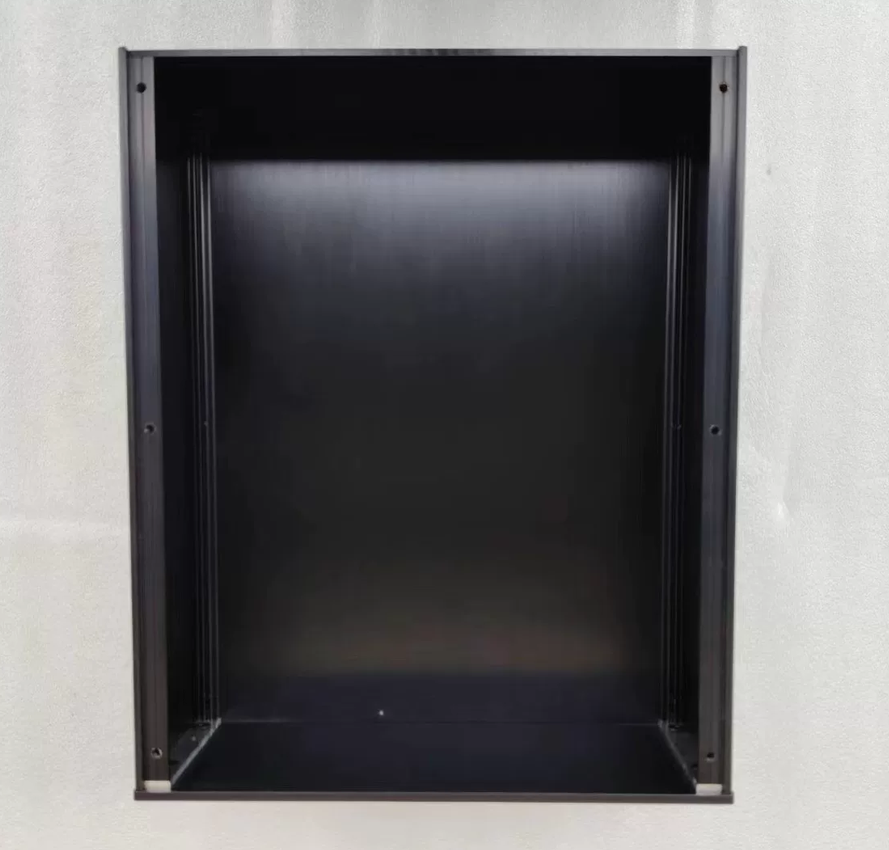 Aluminum Enclosure 250*90*308mm Split Box  amplifier Black Instrument DIY Electronic Project Case DIY Power