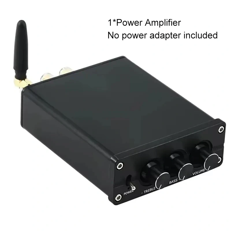 YJCO D100B Dual Core Power Amplifier TPA3116 High-power 100W 2.0 Hifi Digital Bluetooth 5.0 with Treble Bass Control Home Audio