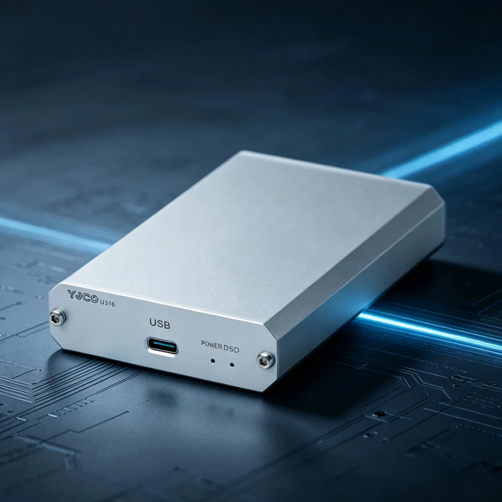 YJCO HiFi ES9039Q2M Decoder XMOS XU316 Digital Interface USB Audio DAC DSD256 PCM 24BIT 384K