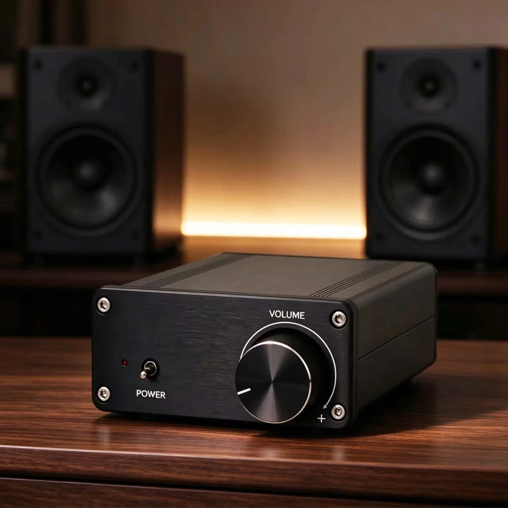 YJCO Digital Mini Power Amplifier TPA3116 HiFi Stereo Amp Audiophile-Grade Class D 2.0 Channel 50Wx2  D50C